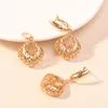 Dangle & Chandelier Selead Women Gold Fashion Earrings Large Pendant Metal Luxury Dubai Bridal Jewelry AccessoriesDangle DangleDangle