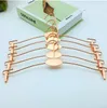 Niepoślizgowy stojak na bieliznę metalowy wieszak Rose Gold Clothing Store Bra Clips Fashion Barardian Creative New Style C051601