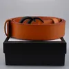 men designers belts classic fashion business casual belt wholesale mens waistband womens metal buckle leather width 3.8cm with box 98555