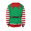 Mannen dames rendier Ugly Christmas Sweater Funny Holiday Neck Sweater Autumn Winter Hilarische Xmas Jumpers Tops L220801
