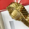 Nowe kobiety zegarki Dial Wysokiej jakości luksusowa marka Goldsilver kwarc nierdzewna bateria bateryjna Lady Watch3347934