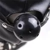 BDSM-Bondage-Maske, weiche Lederhaube, Kopfbedeckung in Erwachsenenspielen für Paare, Fet276y