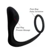 Nxy Anal Toys Loaey Mâle Prostate Massage Plug Silicone Stimulateur Butt Retarder L'éjaculation Anneau Sexe pour Hommes Gays 220420