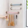 Hooks Rails Meyjig Rustproof Badrumsverktyg Arrangör Thandduk Holder Key Kitchen Skåp förvaringsställ Shelfhooks