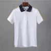 2022ss Diseñador de verano Polos Hombres Polos de lujo Casual Camiseta para hombre Hombre Moda de alta calidad Serpiente Abeja Letra Imprimir Bordado Camisetas M-3XL