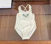 Barn Badkläder Flickor Simma i ett stycke Baby Flickor Designerkläder Söt Princess Baddräkt Barn Bikini Bad Simning Strandkläder