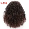 Cabelo sintético natural de alta qualidade Woman Woman Chela Curly Rail com Ajusta de Cabelos de Ajusta Extensão