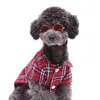 Hunde Sonnenbrille Haustiere Brillen Hundebekleidung Sommer Schöne Vintage Runde Reflexion Brille Tragen Sie eine Brille Chihuahua Teddy Perro Haustier Ornamente Hundesonnenbrille kleine Rasse