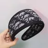 2022 LISTY MODY DRUKOWANIA PASTĘ BOWNNOT dla kobiet Koreańskie vintage retro z szeroką krawędzią Włosy Hoop Outdoor Sport Turban Head8769511