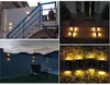 Solarlampe für den Außenbereich, 6 LEDs, Wandleuchten, wasserdicht, IP65, dekorative Außenbeleuchtung für Garten, Straße, Balkon, Landschaft