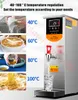 Dispensador de água potável comercial Hot Dispensador de café elétrico Loja de chá de água Máquina de água de aquecimento instantânea de aquecimento