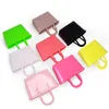 Sacs de soirée Candy Couleur PVC Sac à bandoulière pour femmes Designer Rivet Sac à main Seau Aisselle Grande capacité Totes Femme Underarm BagEvening