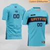 Kaus Seragam Spitfire Tim Esport Burung Hantu Fans Identitas Kustom Oblong Nama per Pria Wanita Kerah 220613
