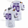 American College Football Wear LSU Tigers NCAA College 6 Jacob Phillips Jerseys 18 Tre'Davious White 33 Jamal Adams 6 Terrace Marshall Jr.