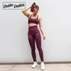 Dames sportpak vrouwelijke sportkleding voor vrouw gym fitness kleding vrouwen sport dragen kleding sportief 2 -delige yoga set leggings T200115