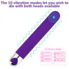 10 скоростей USB-зарядная пуля Dildo DILDO AV Stick Взрослые сексуальные игрушки для женщин анальный клитор стимулятор G-Spot Massager