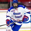 Nik1 الشباب NCAA UMASS Lowell River Hawks جيرسي تايلر الجدار تشيس بلاك مون ماثيو براون أندريه Leeekenny Hausinger Ryan Lohin Josh Holmstrom الهوكي