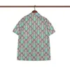 Мужские половые дизайнерские рубашки парижская роскошная мужская клубничная печатная рубашка Cool Hip Hop с коротким рукавом.