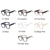 Solglasögon mode läsglasögon kvinnor män märke designer brun lutning glasögon stora fyrkantiga blå ljus punkter 2sunglasses5750967