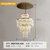 الثريات الفاخرة Light K9 Crystal Prendant Lamp Decor Decor Indoor Lead Led Staircase Lamp Gold Suspension Lampara for Villa Hotel Lobby