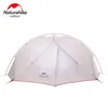 NatureHike 1.3 Kg Tagar 2 Person Tent Camping Backpack Tent 20D Ultralight Fabric Rainproof PU 4000 H220419