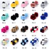 Slippers Summer Women Fur Pom Hairy Slides Ladies Cute Hairball Fluffy Faux Sandals Outdoor Rainbow Shoes 220708