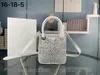 Mini Luxe Designer Diamanten Tote Flap Bag Classic Canvas Fashion Dames Tas Hoge Kwaliteit Schoudertjes