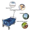 Andra trädgårdstillbehör Sport Kollapsibelt Utomhus Spela Portable Folding Utility Wagon Garden Cart Beach Push Carts