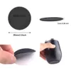 Rund svart gummi Coaster Pad Self Adhesive Cup Bottom klistermärken för 50mm 54mm 56mm 58mm tumlers Skyddande icke-halkkuddar