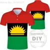 Biafra-Flaggen-Poloshirt, gratis benutzerdefinierte Namensnummer, Biafra-Sommersport-Poloshirt für Herren und Damen, mit Aufdruck, Po-Kleidung 220608