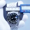 ST9 Super U1 Herr 3866 Klocka Automatiskt urverk GMT Keramisk Safirurtavla Master 2 Jubilee Armband Armbandsur Herrklockor Reloj