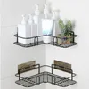 Bathroom Shelf Kitchen Organizer Shelves Corner Frame Iron Shower Caddy Storage Rack Shampoo Holder For Bathroom Accessories 220527