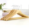 Multi-Functional Wooden Suit Hangers Wardrobe Storage Clothes Hanger Natural Finish Solid Folding Clothing-Drying Rack Cloth by sea RRA12687