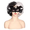 Parti Maskeleri Black Feather Cadılar Bayramı Masquerade Cosplay Mask Cruella de Vil 230206