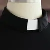 Kościół katolicki Kobiety Batwing Rękaw Suknia Elegancka kapłan duchowieństwa sukienki z kołnierzem wkładki