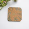 1 piecelot Natural Cork er Heat Resistant custom printing Cup Mug Mat Coffee Tea Drink Placemat for Dining Table 220707