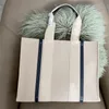 3 Größe Damen Totes Taschen Leinwand Woody Tote Kleine mittlere große Frauen Handtasche Designer-Handtaschen Cloe Schulter R0TD #