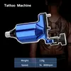 Elektroplätering av aluminiumlegering Rotary Motor Tattoo Machine utan kroklinje 1pc glansig skjutreglage