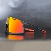 Bike Eyewear Geen Montuur TR9O Full colour lens Outdoor Sport Zonnebril 3 STUKS Lens model AKS5 MTB Fietsbril