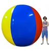 기념품 80cm 100cm 150cm 200cm 거대한 풍선 해변 공은 큰 3 가지 컬러 두꺼운 PVC 물 배구 축구 야외 파티 장난감 972 D3