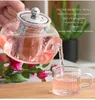 600 ml 800 ml 1L 15L Borosilicate Glass TEAPOT TEA Stainless Steel Filte Infuser LID Modern TEA POT TOOL VERKTYG Kettle Terbal Teaware4792169