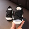 Zomer peuter babymeisje schoenen massief kleur net doek ademende jongens kinderen baby sport sandalen 220615