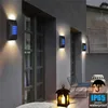 Solarlampe für den Außenbereich, 6 LEDs, Wandleuchten, wasserdicht, IP65, dekorative Außenbeleuchtung für Garten, Straße, Balkon, Landschaft