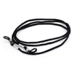 12 teile/paket Schwarz Brillen Gläser Sonnenbrille Neck Cord Strap String Lanyard Halter Einstellbar ys222