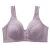 Arrivée grande taille bouton avant confortable rassembler soutien-gorge respirant section mince sans anneau en acier femmes sous-vêtements 105 220712