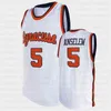 Xflsp syracuse orange ncaa vit college basketball jersey 0 Alan Griffin 1 Quincy Guerrier 2 John Bol Ajak Richmond Newton Anselem Grant Cordes