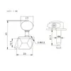 6L verchroomde inline halfgesloten gitaar stemsleutels stemmechanieken stemmechanieken voor linkshandige elektrische gitaar