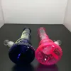 Glass Smoking Pipe Water Hookah Luminous colored glass thickened glass bongs hookah smoking set