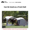 Mobi Garden Camping Tält Stor rymdlobby DIY -kombination Sun Shelter Travel Vandring Party Family Tent Windproof Rainproakt H220419