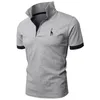 embroidered solid color POLO shirt Mens explosive Tshirt Male Tops Clothing Men plus size 220618